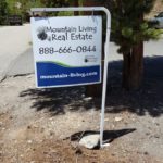 Mountain Living Real Estate Sign