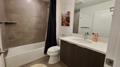 Guest bathroom in this condo in Silverthorne