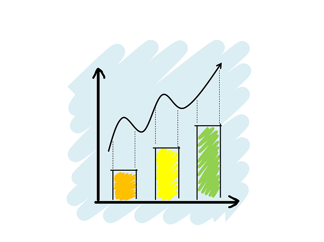 Graph showing numbers going up. So is now a good time to buy real estate? Image by Tumisu from Pixabay