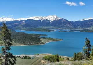 View of Lake Dillon from the Tenderfoot Trail